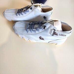 NEW LDECK Kids Lace up/Slip on Athletic Casual Ankle Light Blue Shoes Size 4